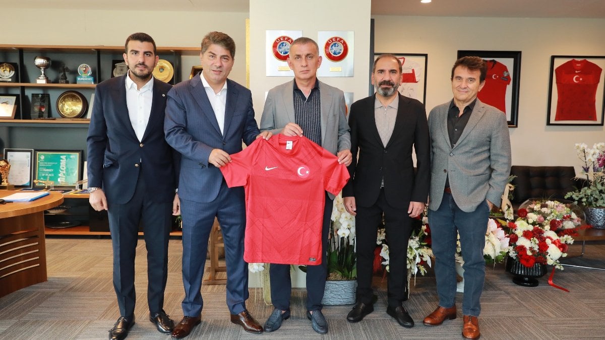 Fenerbahçe’den TFF Başkanı İbrahim Hacıosmanoğlu’na ziyaret