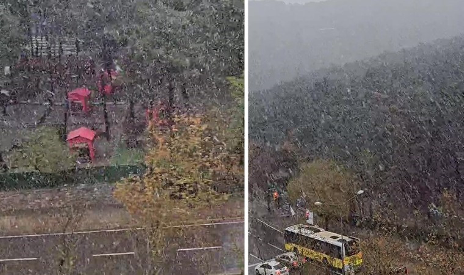 Meteoroloji tarih vermişti: İstanbul’da mevsimin ilk karı yağmaya başladı